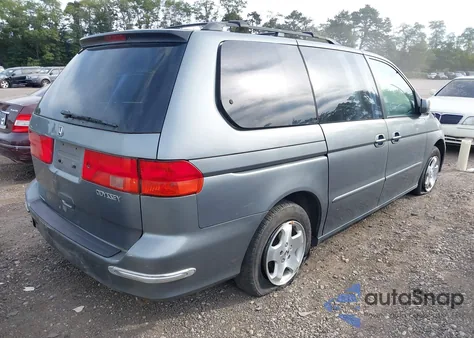 2001 Honda Odyssey Ex from USA, damaged, VIN 2HKRL18641H598837